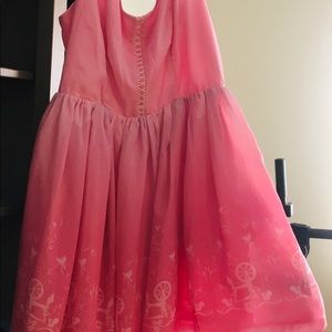 Hot Topic Sleeping Beauty Aurora Disney Dress Women XL NWT